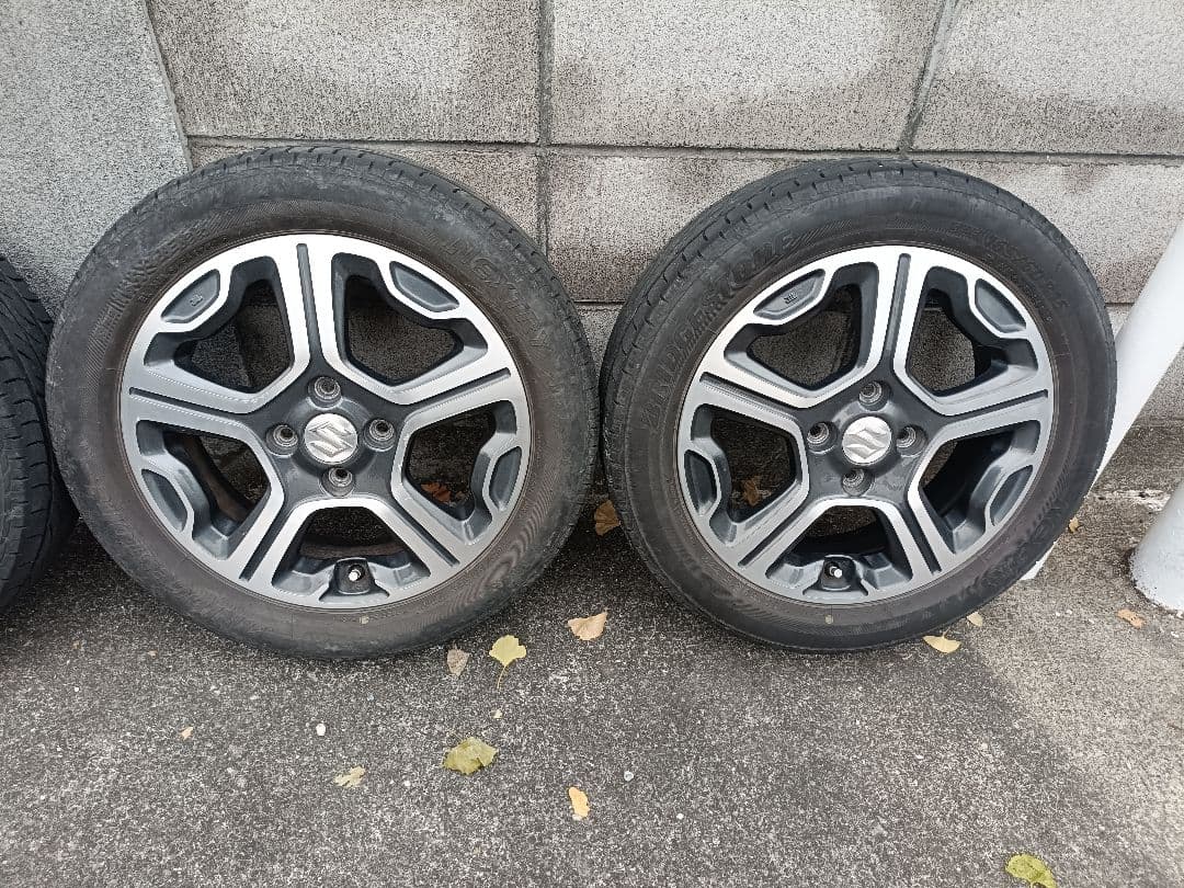 k-kさん専用ハスラー純正アルミホイール、タイヤセット①