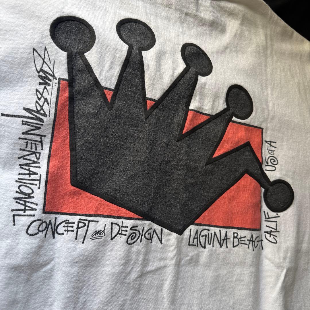 トップス STUSSY LB CROWN LOGO TEE