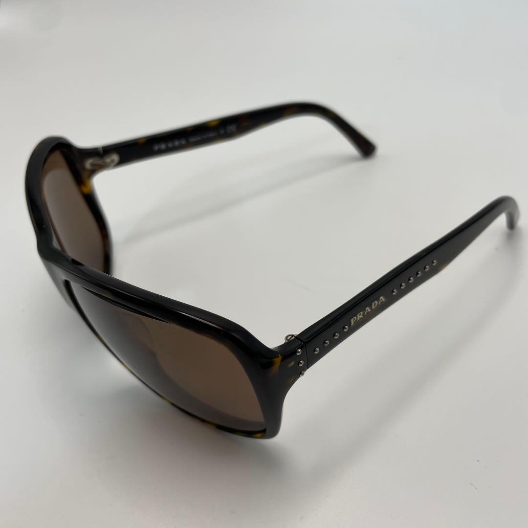 【美品】PRADA プラダ サングラス べっ甲調 SPR01M-A ケース付き