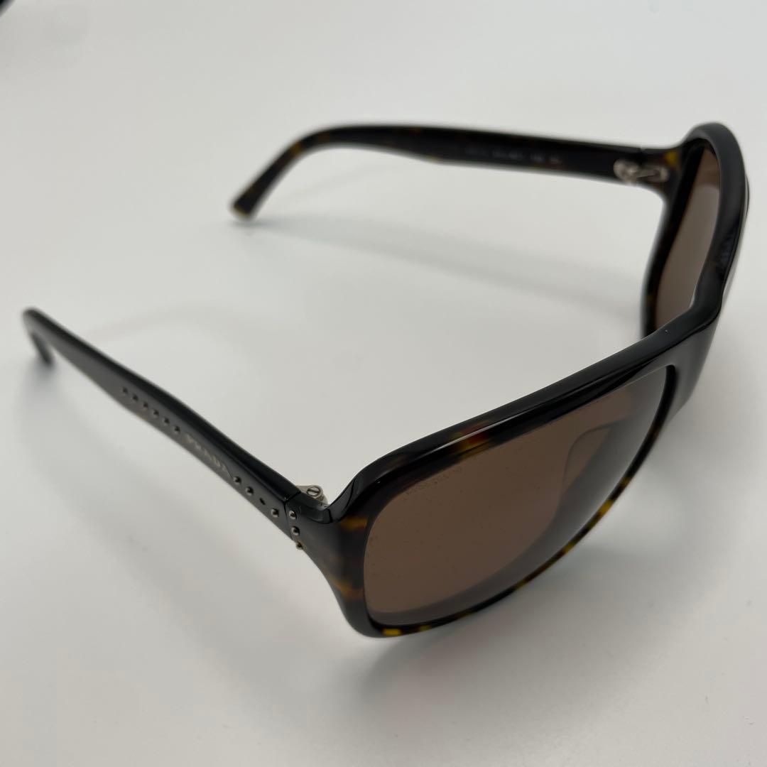【美品】PRADA プラダ サングラス べっ甲調 SPR01M-A ケース付き