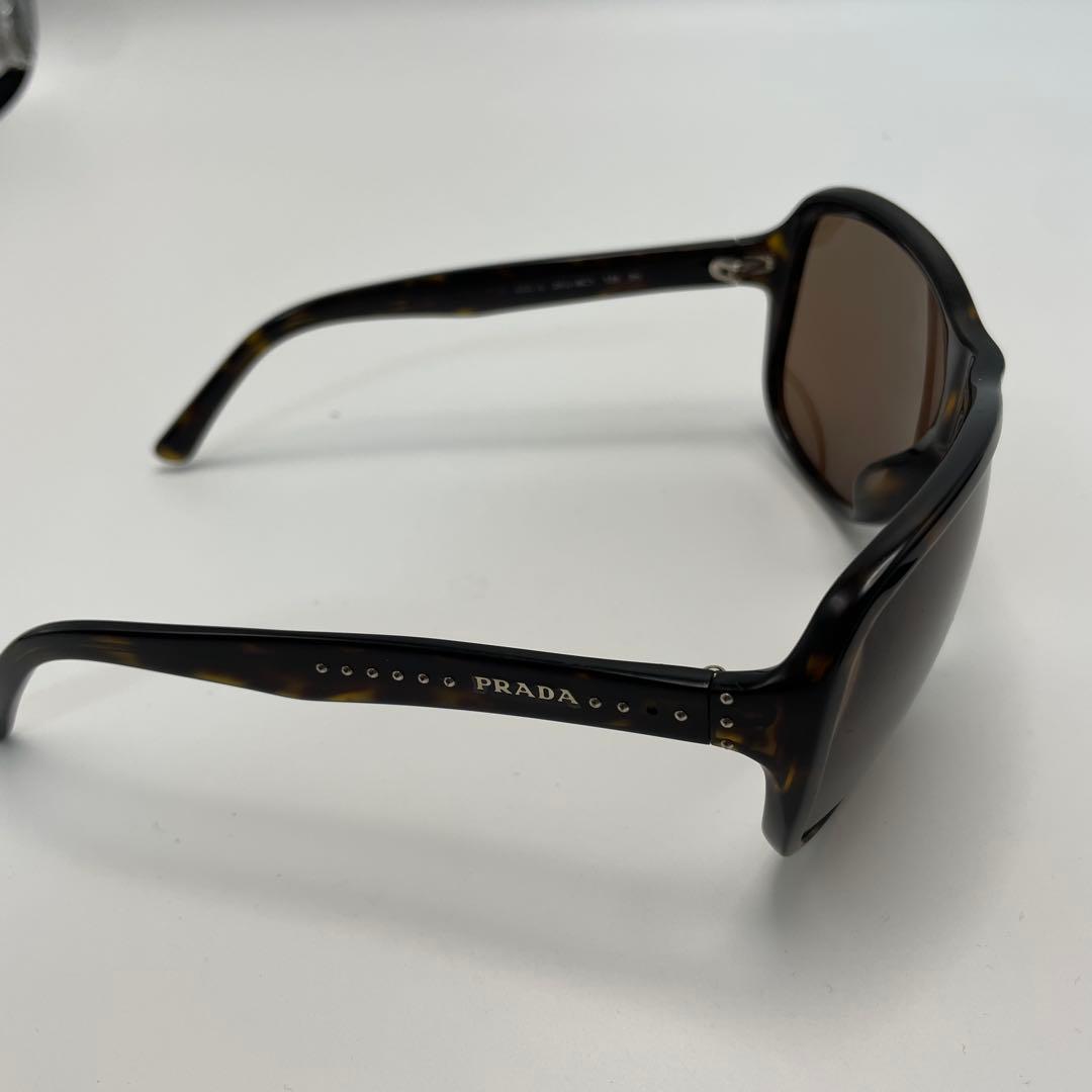 【美品】PRADA プラダ サングラス べっ甲調 SPR01M-A ケース付き