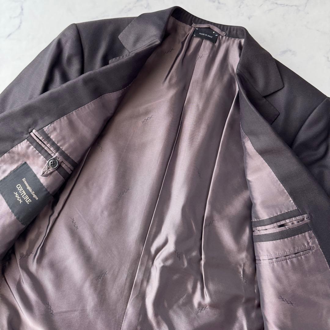 Zegna エルメネジルド ゼニア テーラード ジャケット ブラウン 44 S