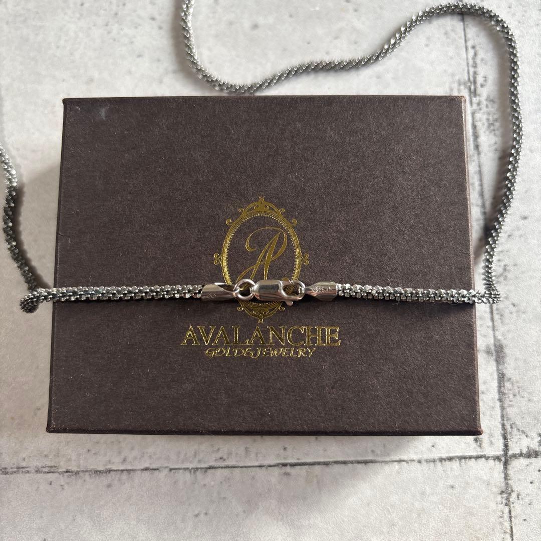 AVALANCHE シルバー チェーンネックレス 約50cm