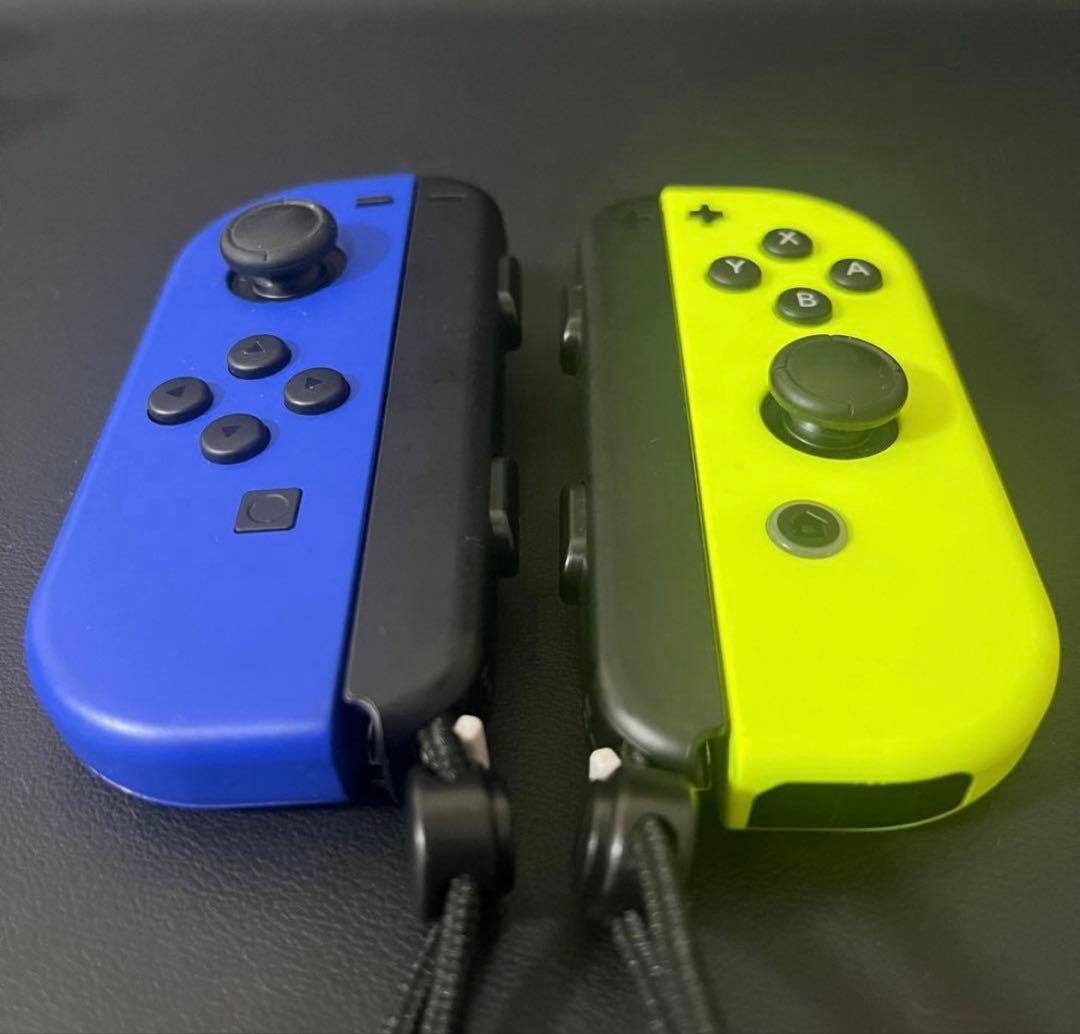 【新品スティック交換済み/完品/動作確認OK】Switch 本体 ブルーイエロー
