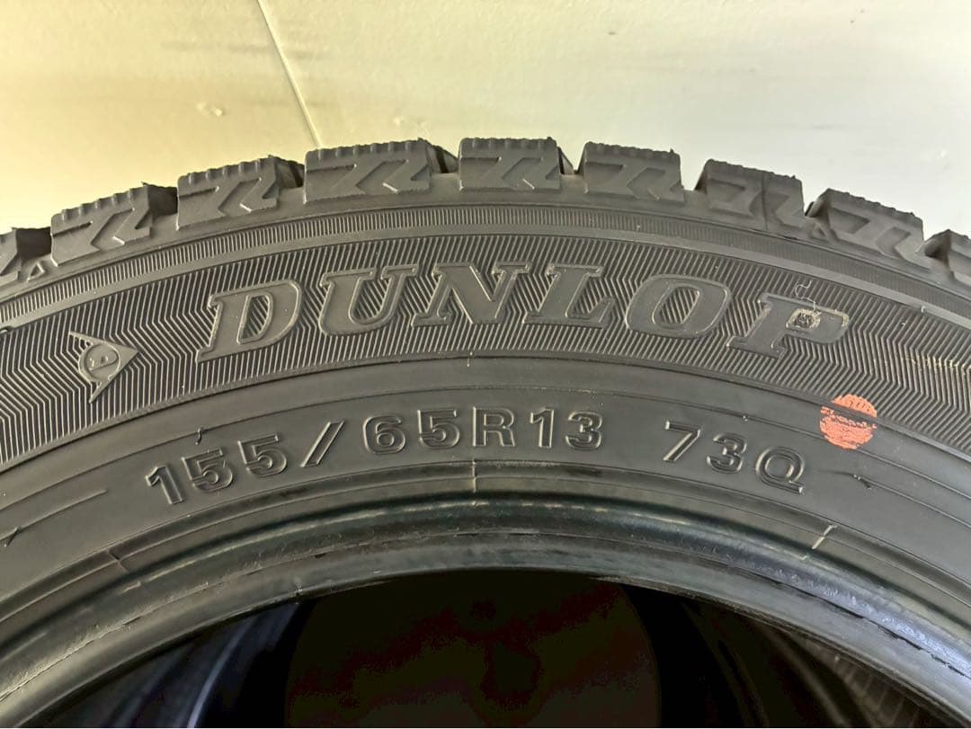 送料込み‼️ 155/65R13 2024年製✨ 国産✨ バリ山❗️ 冬タイヤ ４本