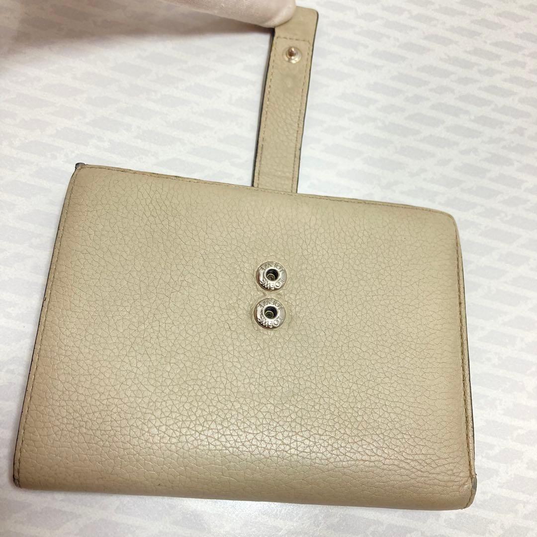 LOEWE ロエベ バーティカルウォレット 二つ折り財布 ソフトグレインカーフ