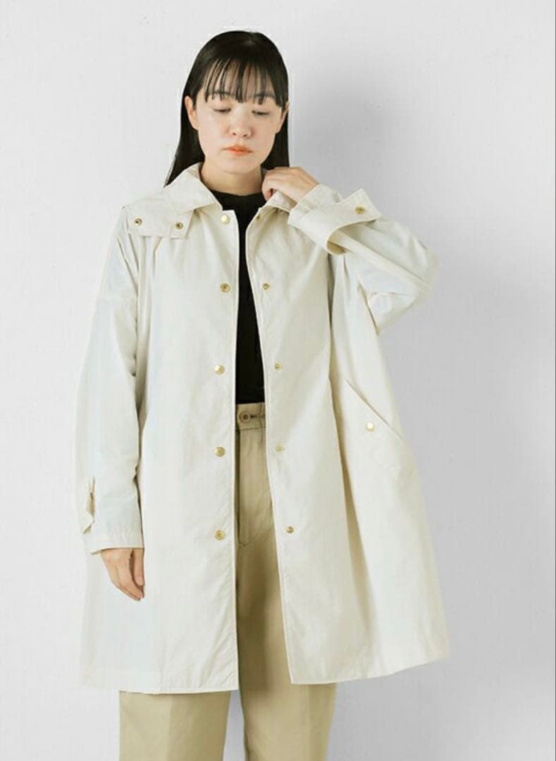 Traditional Weatherwear ホワイトロングコート
