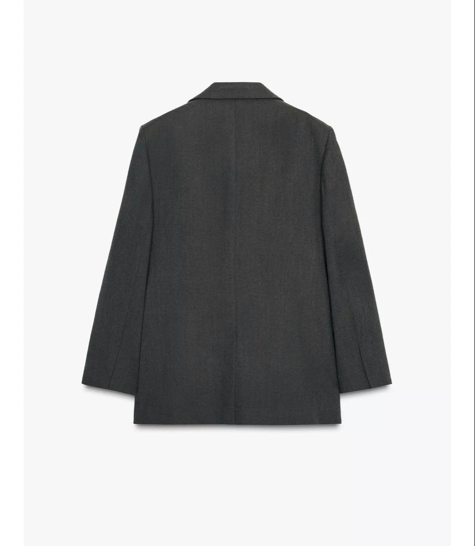 【新品未使用】zara ザラ　ウールオーバーサイズ　ブレザー