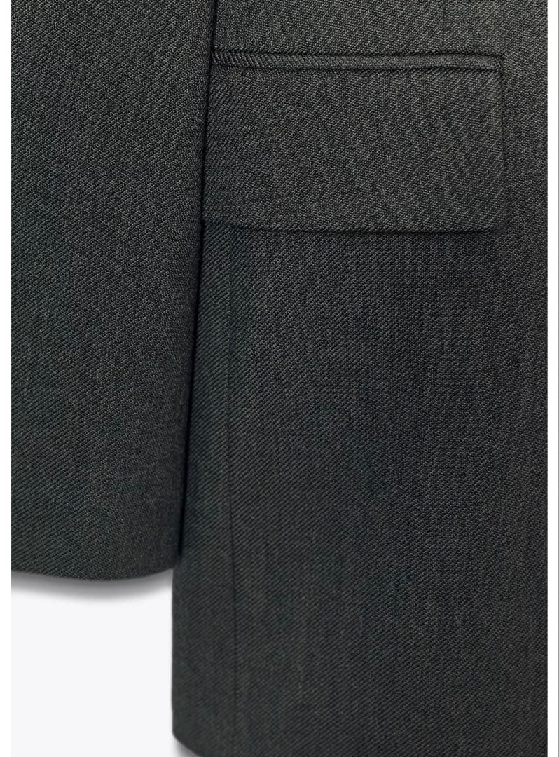 【新品未使用】zara ザラ　ウールオーバーサイズ　ブレザー