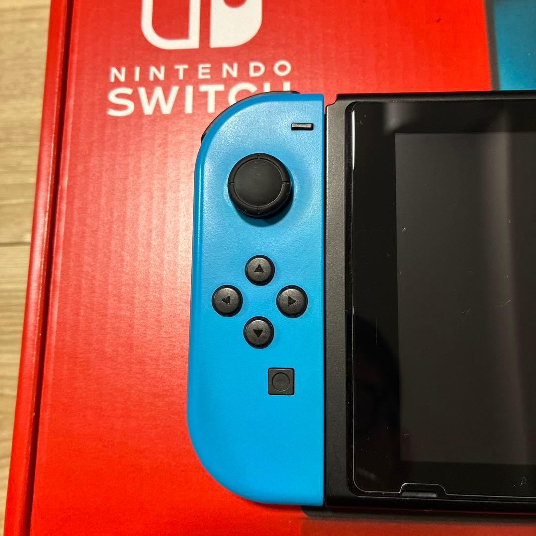 Nintendo Switch 本体 ネオンブルー レット