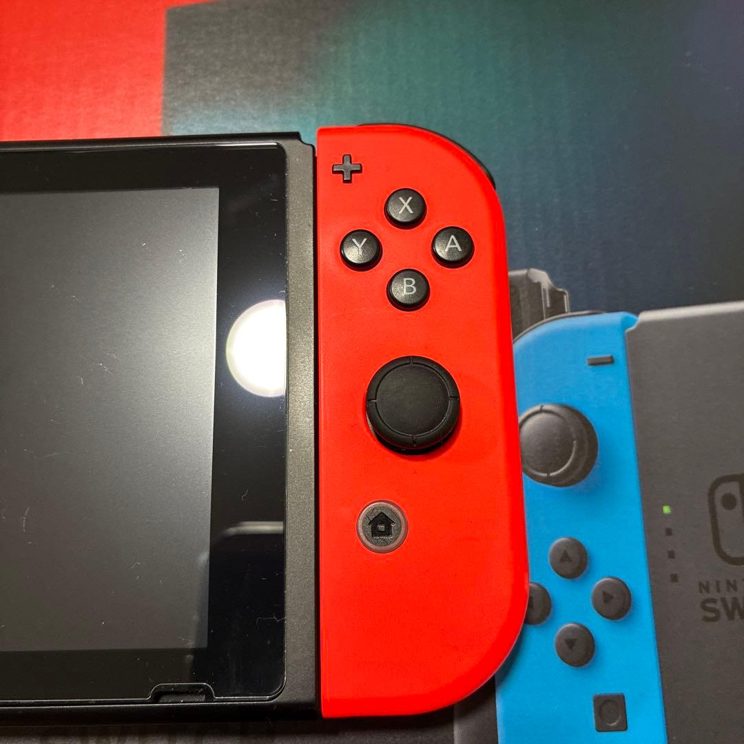 Nintendo Switch 本体 ネオンブルー レット