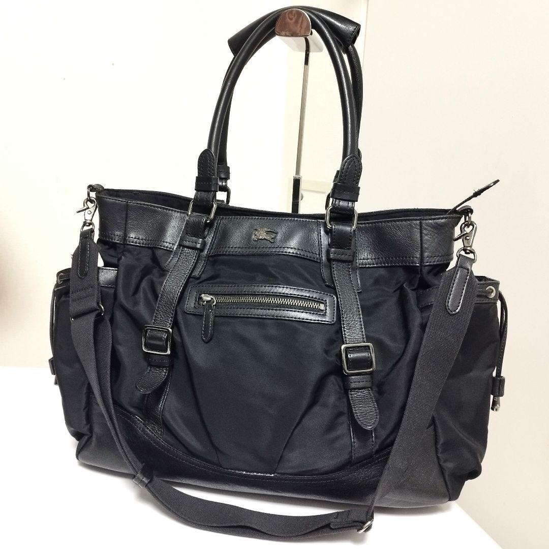 美品☆　バーバリーロンドン　PRORSUMライン　2way　ボストンバッグ