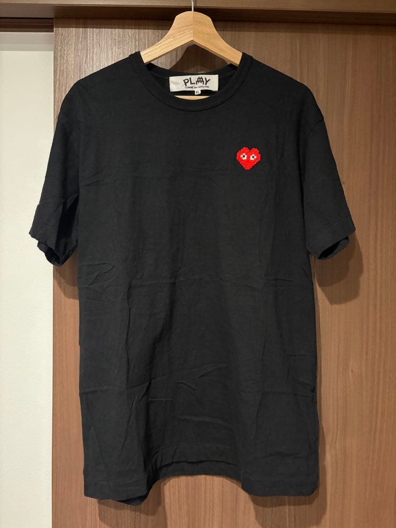 PLAY COMME des GARÇONS invader Tシャツ XL 黒