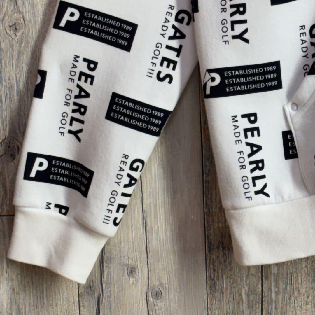 パーリーゲイツ　PEARLY GATES パーカー　ジップアップ　ロゴプリント