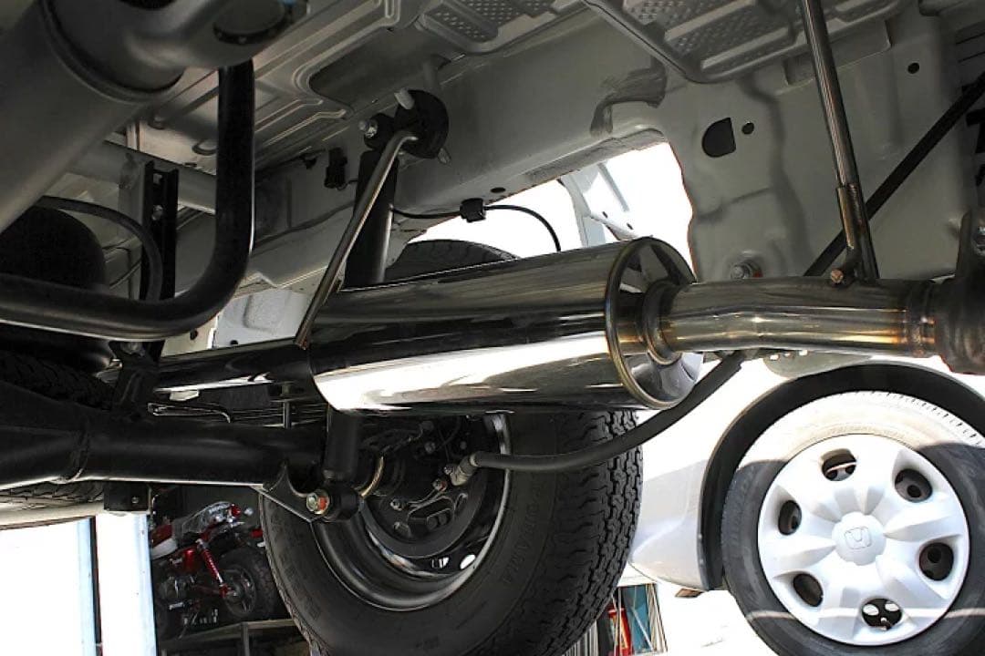 Bluefin スズキ キャリー 前期DA16T 車マフラー 砲弾型