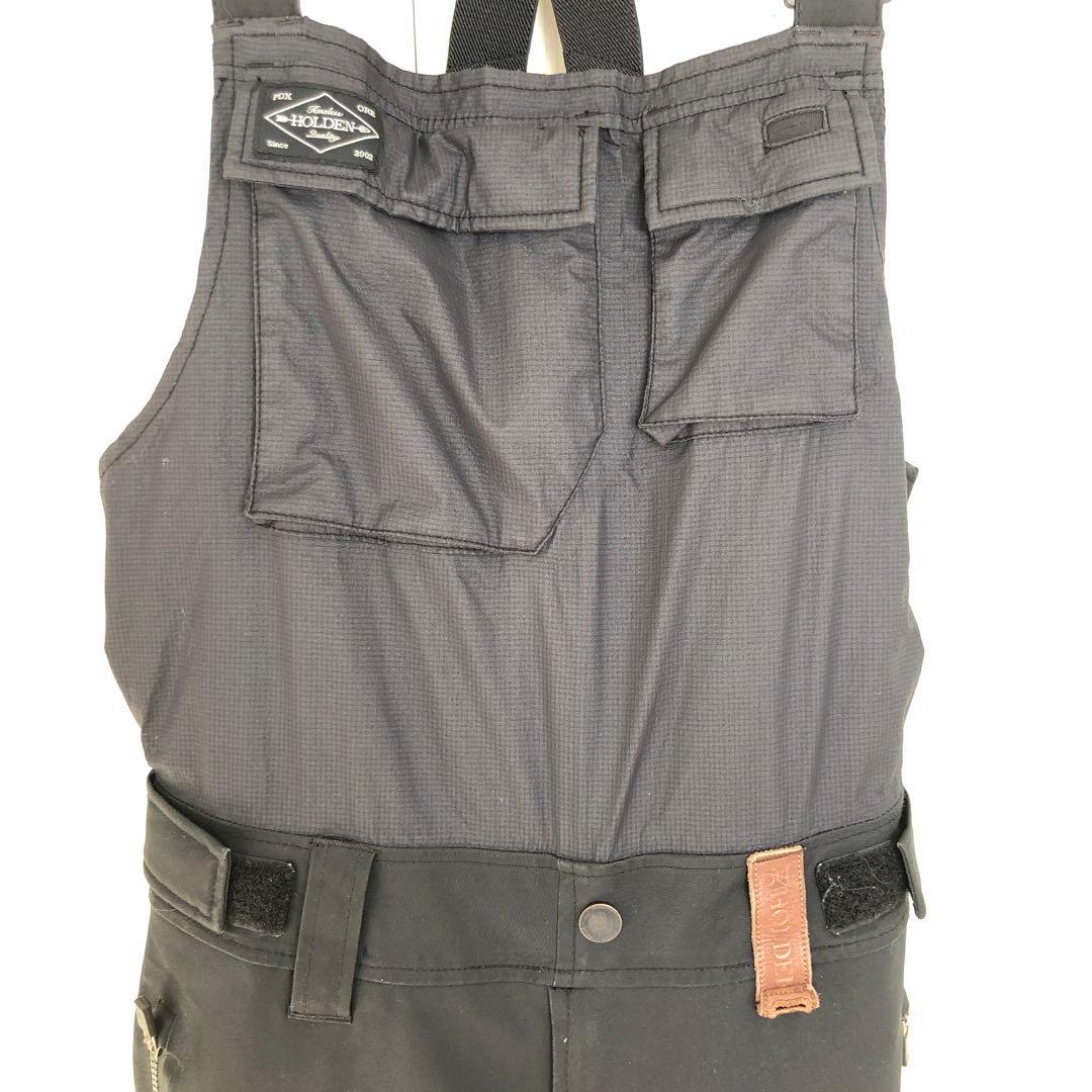 Holden スノーボードウェア ブラック　ビブパンツ　オーバーオール