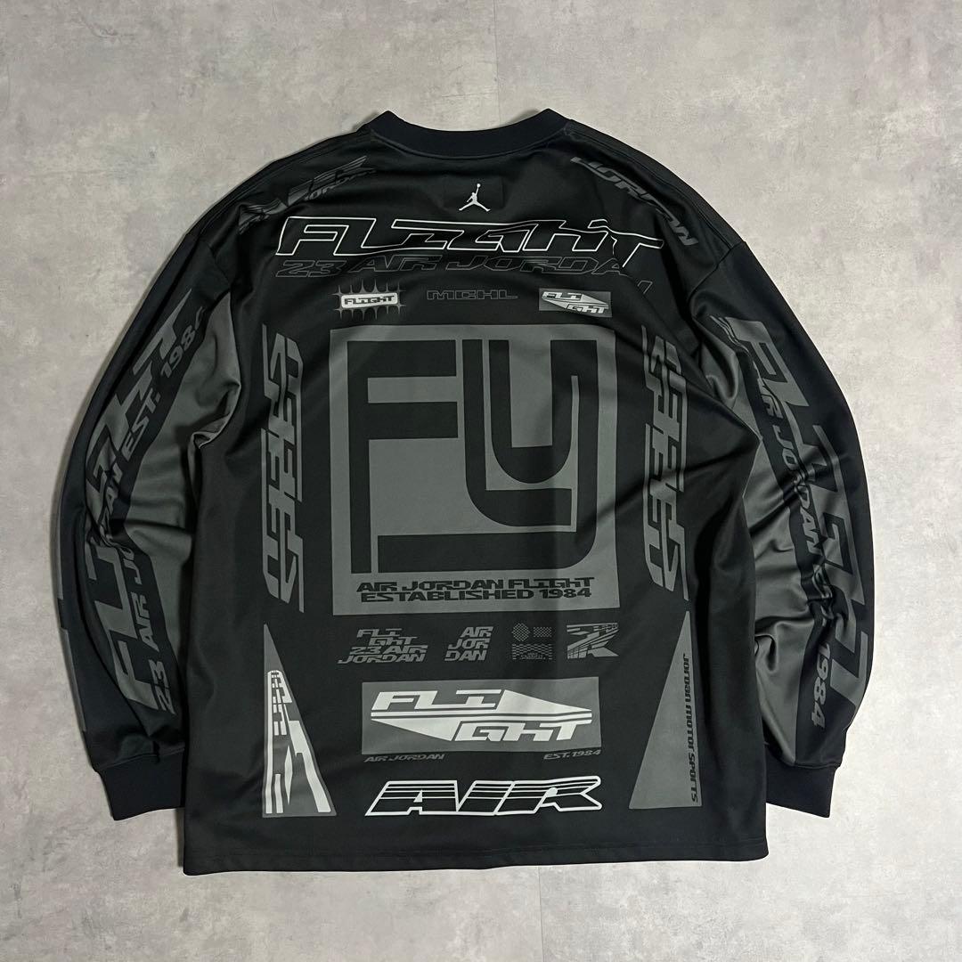 【美品】平野紫耀 JORDAN BRAND M J MVP AOP LS TOP