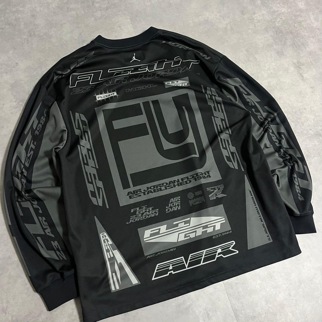 【美品】平野紫耀 JORDAN BRAND M J MVP AOP LS TOP