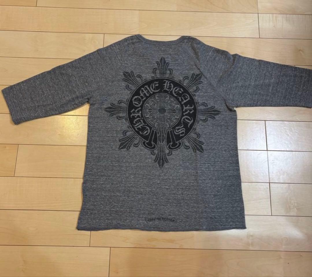 CHROME HEARTS ヘンリーネック　グレー　クロムハーツ　M 正規品