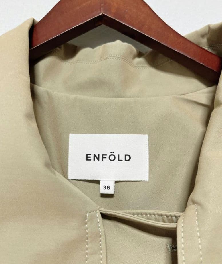 ENFOLD ドライストレッチ2wayCollarトレンチ