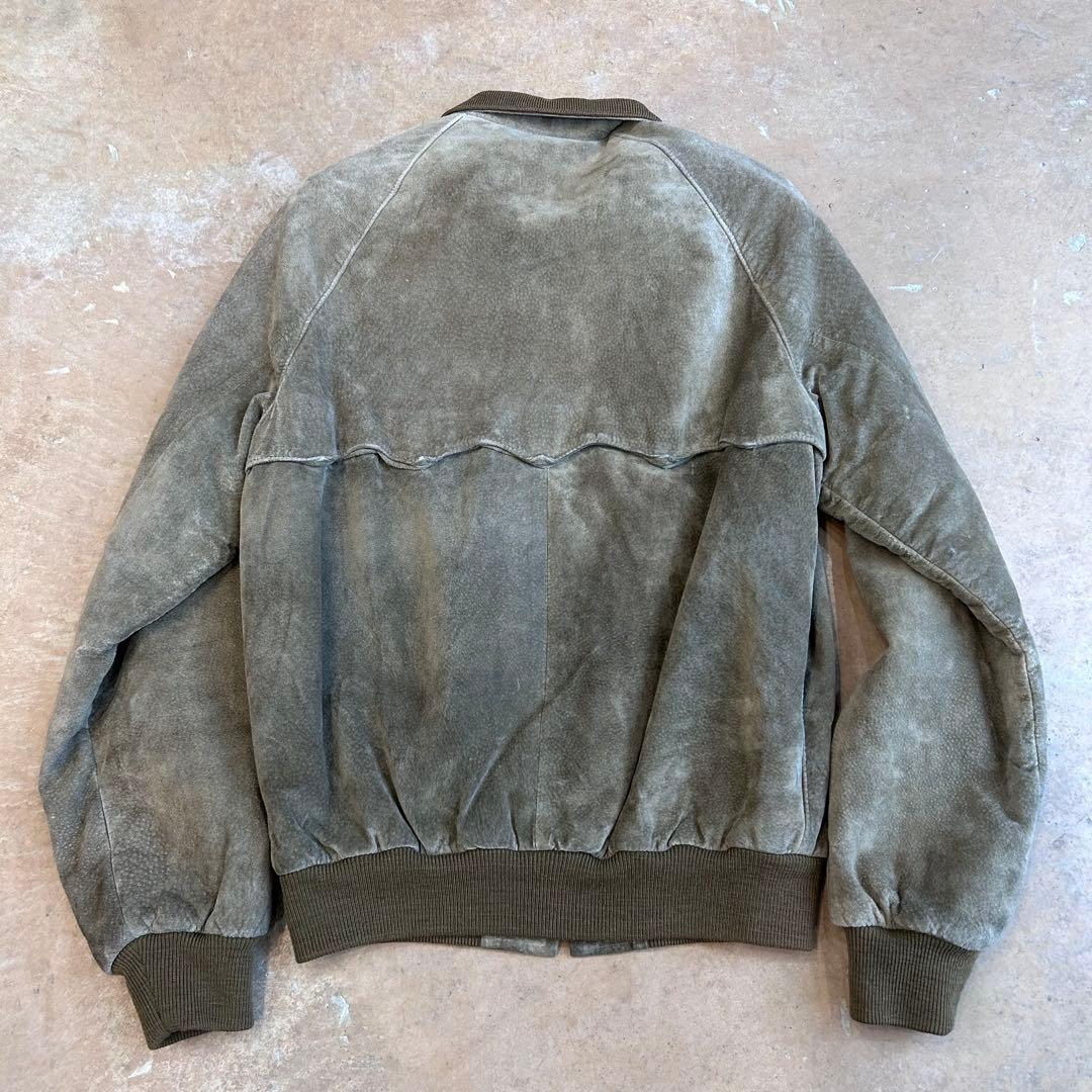 x*x様 L.L.Bean G9 ラグラン ヌバック レザー ブルゾン ジャケッ