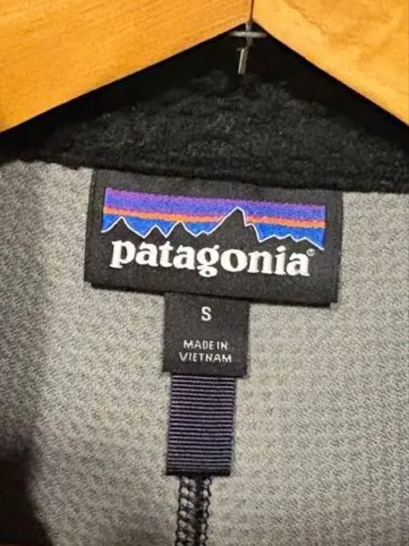patagonia レトロX ベスト S ブラック×グレー