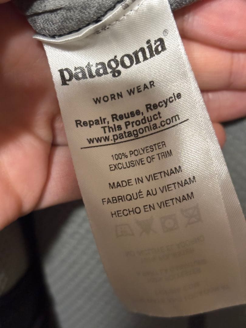 patagonia レトロX ベスト S ブラック×グレー