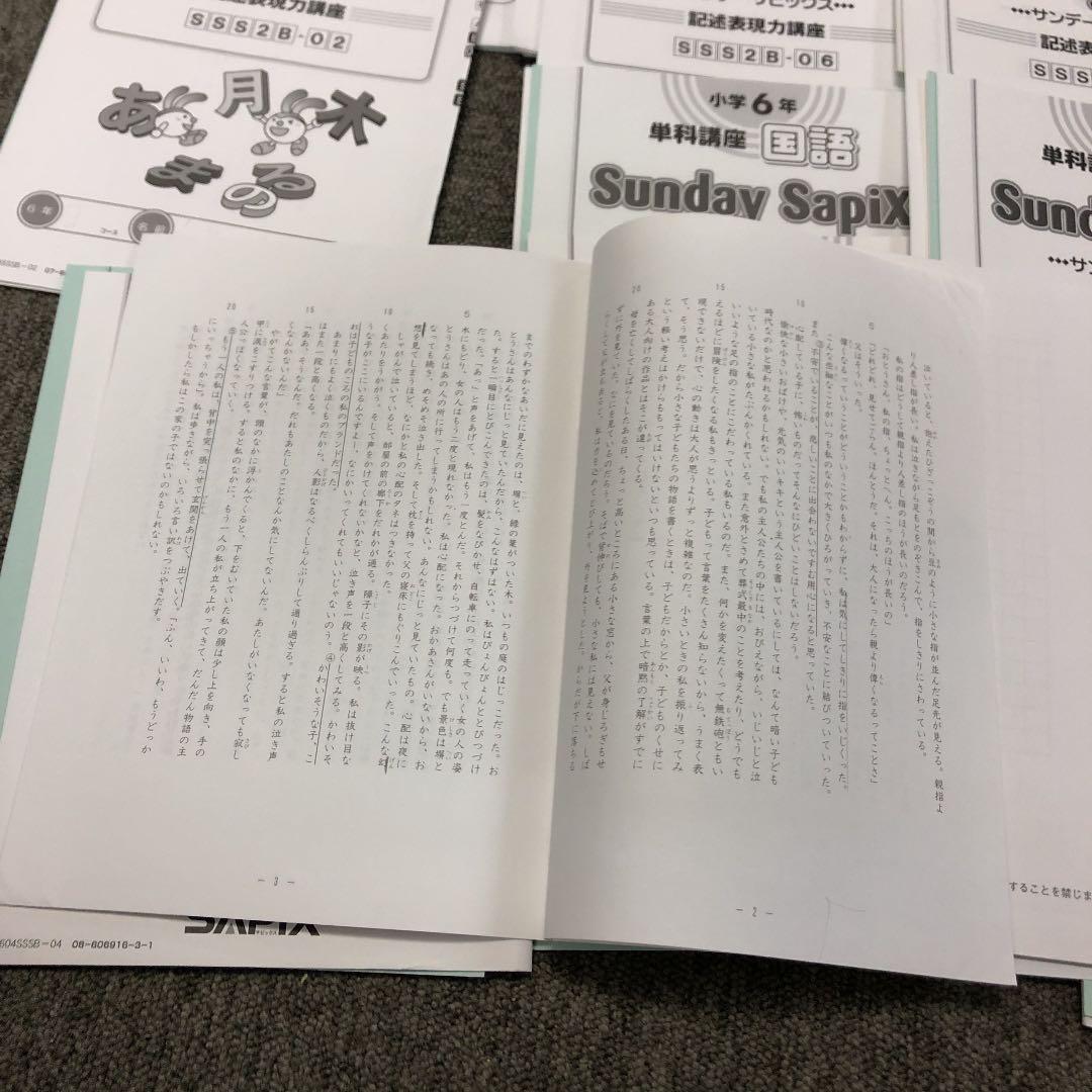 サピックス　６年　SS特訓　国語　記述表現力講座　2020年　中古