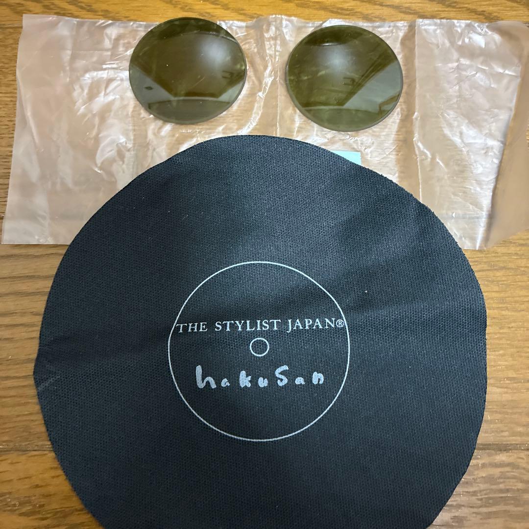 t*i様 白山眼鏡 THE STYLIST JAPANサングラス 茶金緑 多少使