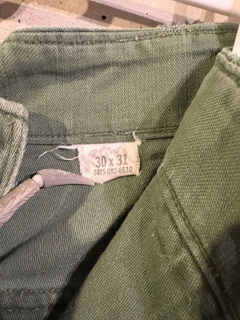 60s ヴィンテージ ミリタリー US ARMY OG107 ベイカー