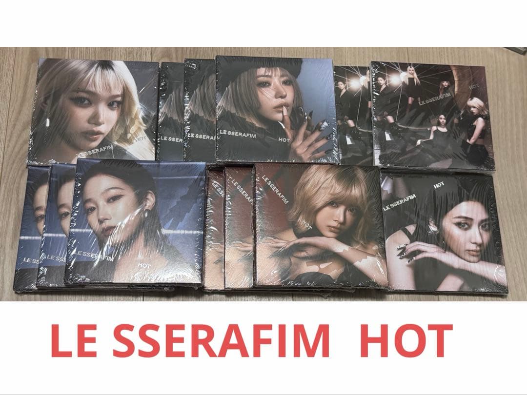 LE SSERAFIM HOT CD 新品　未開封　トレカ チェウォン　サクラ