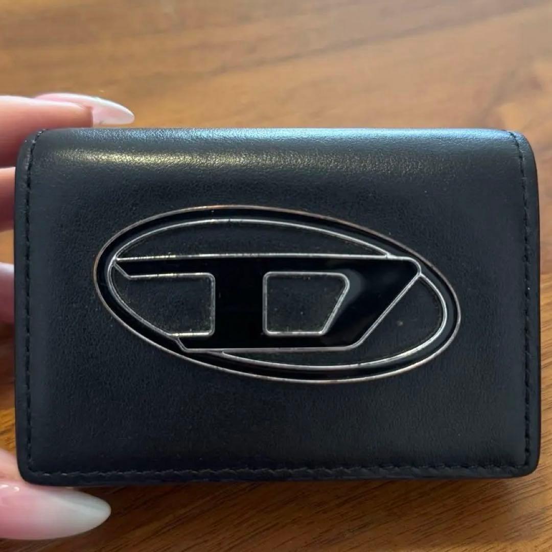 diesel ディーゼル　三つ折り財布　ブラック