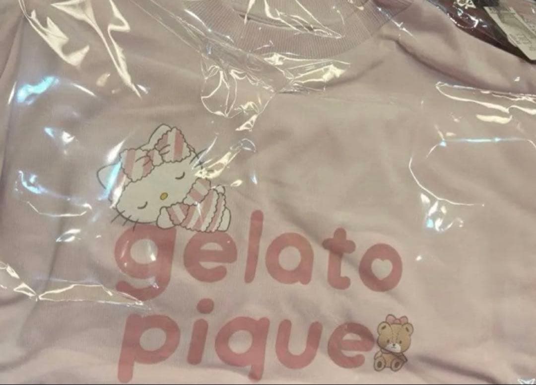 gelato pique サンリオ 裏毛 プルオーバー ロングパンツ セット
