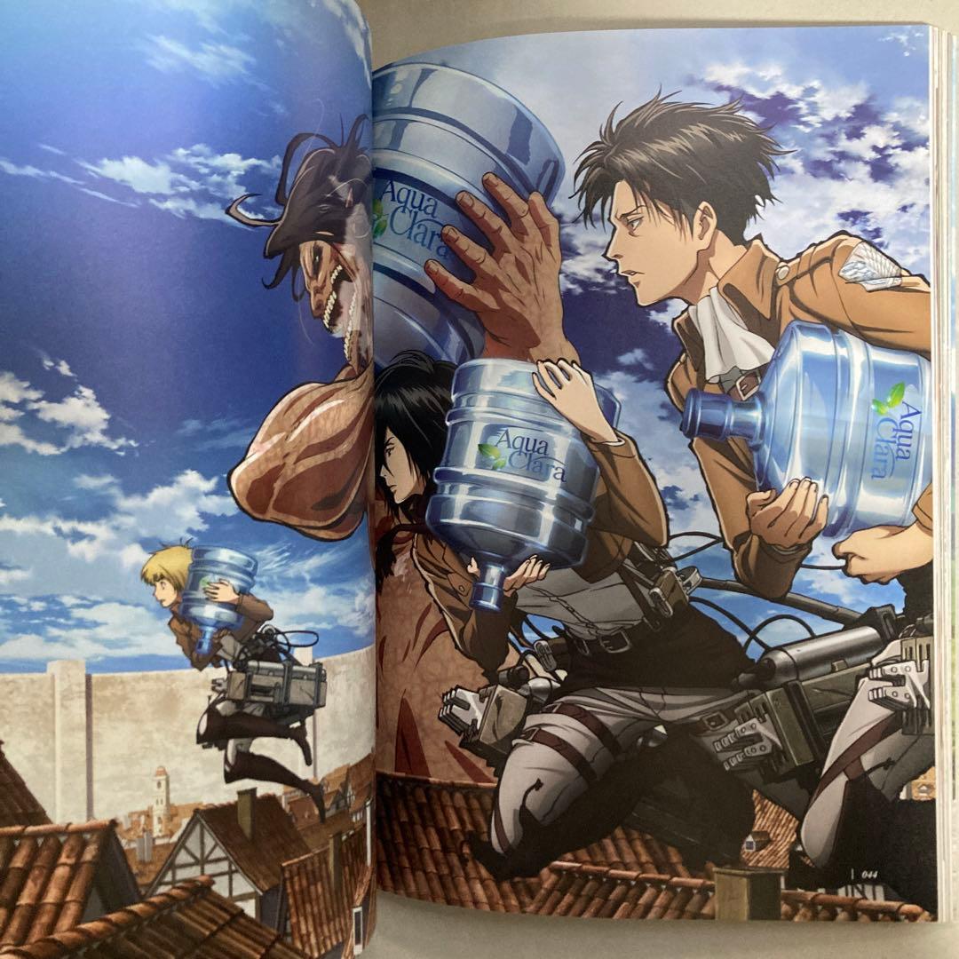 進撃の巨人 ANIME ILLUSTRATIONS イラスト集　匿名配送