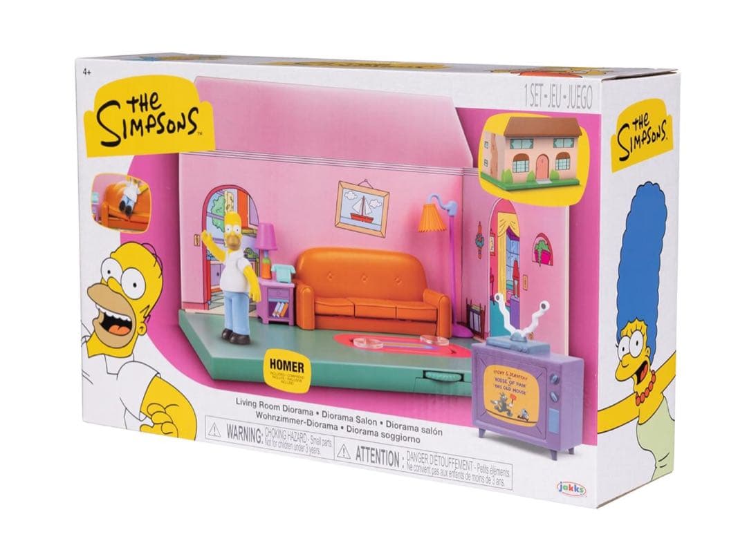 The Simpsons ホーマーリビングルームジオラマ